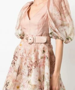 Zimmermann 'Dancer Puff Sleeve Mini Dress'