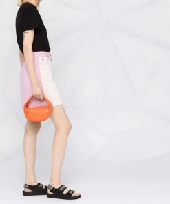 Ganni 'Denim Block Coloured Skirt'