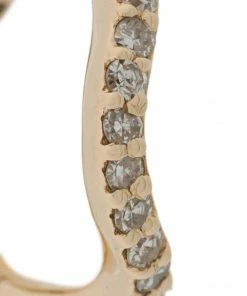 Maria Black 14kt Gold 'Diamond Wave Huggie' Earring Accessories