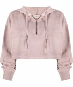 Golden Goose Clothing 'Distressed Cropped Hoodie'