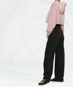 Golden Goose Clothing 'Distressed Cropped Hoodie'