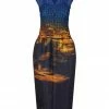 DRIES VAN NOTEN Clothing 'Dorba' Cityscape Midi Dress