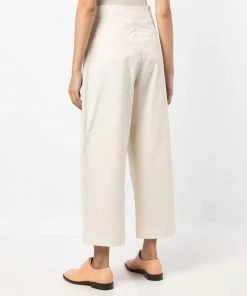 Studio Nicholson Cream 'Dordoni' Voluminous Pleated Pants 20 Studio Nicholson Cream 'Dordoni' Voluminous Pleated Pants