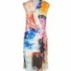 DRIES VAN NOTEN 'Dosmos' Fringe Trim Wrap Dress