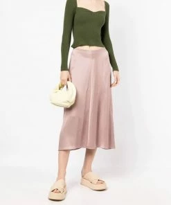 Vince 'Draped Pleat Slip Skirt' Clothing