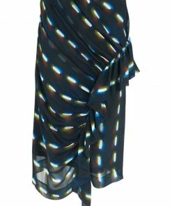 DRIES VAN NOTEN Clothing Black ‘Syvan’ Printed Ruffle Midi Skirt 16 DRIES VAN NOTEN Clothing Black ‘Syvan’ Printed Ruffle Midi Skirt