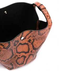 Elena Ghisellini Bags 'Vanity S Python Print' Bucket Bag