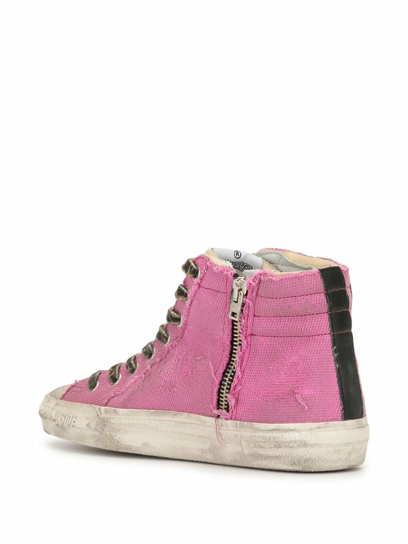 Golden Goose 'Pink Graffiti Detail Hi-Top Trainers' Shoes 5 Golden Goose 'Pink Graffiti Detail Hi-Top Trainers' Shoes