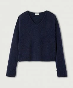 American Vintage Clothing Navy 'East 18H VN' Knit Sweater