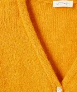 American Vintage Orange 'East 19G' Knit Cardigan