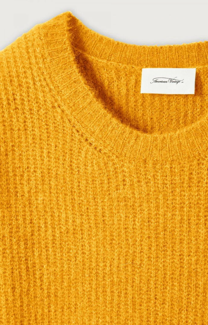 American Vintage Orange 'East RN' Knit Sweater Clothing 4 American Vintage Orange 'East RN' Knit Sweater Clothing