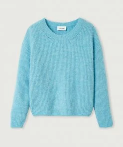 American Vintage Blue 'East RN' Knit Sweater