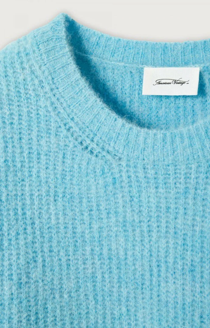 American Vintage Blue 'East RN' Knit Sweater 4 American Vintage Blue 'East RN' Knit Sweater