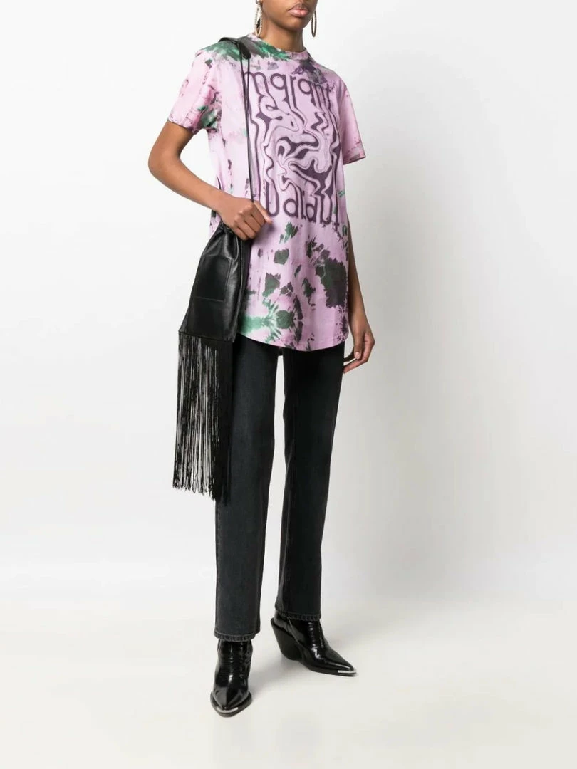 Isabel Marant Etoile Clothing Purple 'Edwige' T-shirt 4 Isabel Marant Etoile Clothing Purple 'Edwige' T-shirt