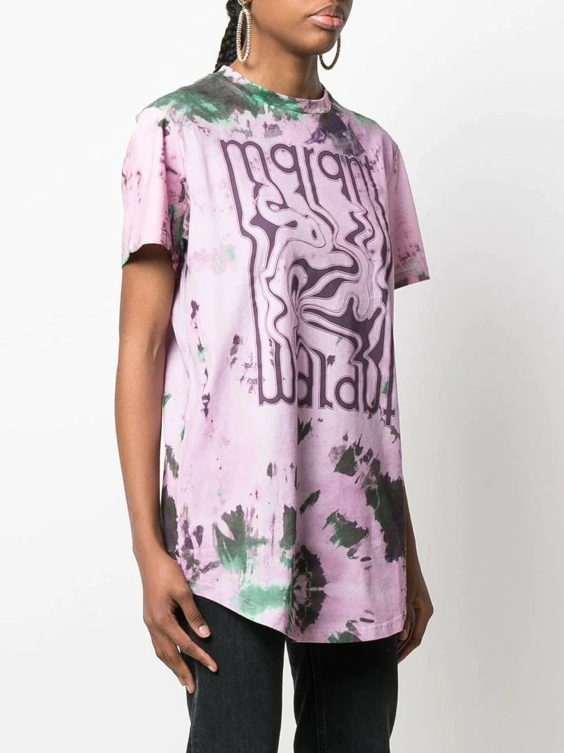 Isabel Marant Etoile Clothing Purple 'Edwige' T-shirt 5 Isabel Marant Etoile Clothing Purple 'Edwige' T-shirt