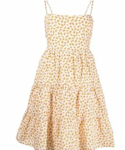Faithfull The Brand'Cecelie' Floral Motif Mini Dress Clothing