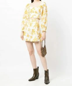 Faithfull The Brand 'Ondine' Vintage Floral Shorts