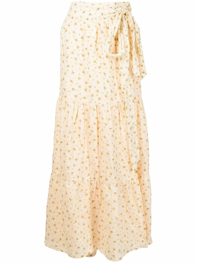 Faithfull The Brand Clothing ‘Cavaretta’ Floral Wrap Midi Skirt 18 Faithfull The Brand Clothing ‘Cavaretta’ Floral Wrap Midi Skirt