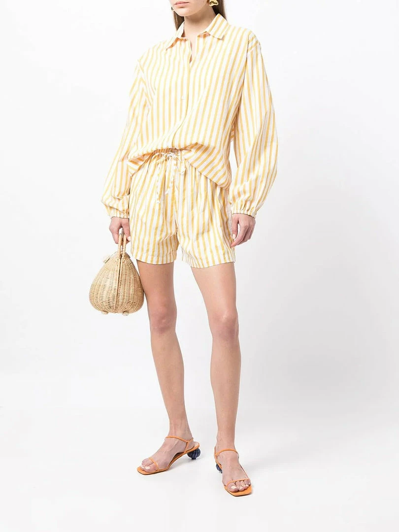 Faithfull The Brand 'Sereno' Stripe Shorts Clothing 9 Faithfull The Brand 'Sereno' Stripe Shorts Clothing