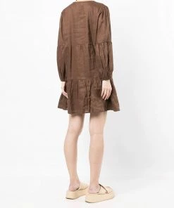 Faithfull The Brand 'Dija' Buttoned Mini Dress