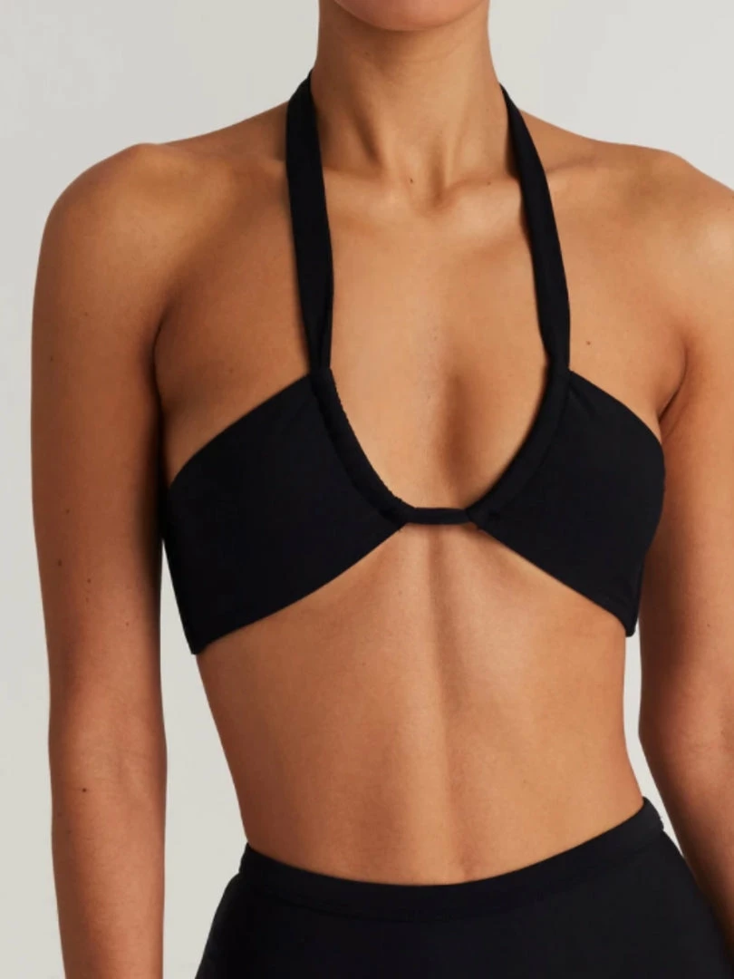 Faithfull The Brand Clothing Black 'Cabrera' Bikini Top 7 Faithfull The Brand Clothing Black 'Cabrera' Bikini Top