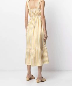 Faithfull The Brand 'Gia' Stripe Midi Dress Clothing 20 Faithfull The Brand 'Gia' Stripe Midi Dress Clothing