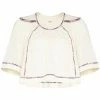 Isabel Marant Etoile 'Fame' Embroidered Blouse Clothing