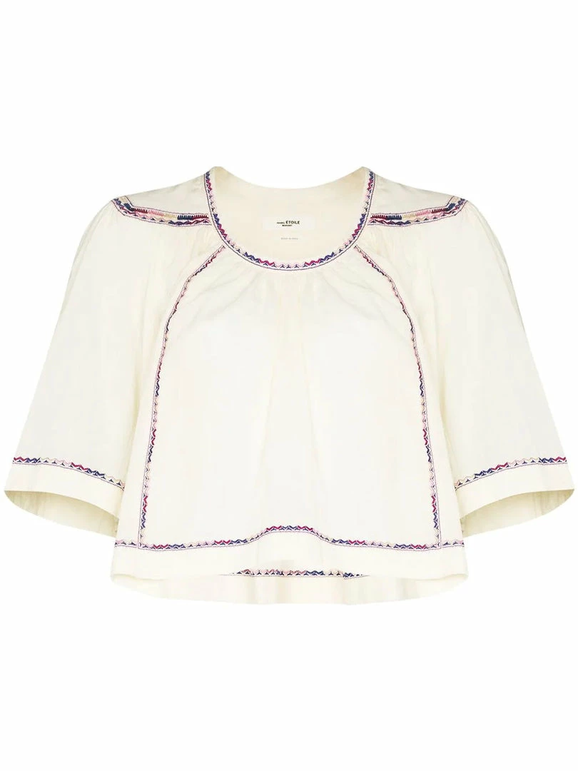 Isabel Marant Etoile 'Fame' Embroidered Blouse Clothing 3 Isabel Marant Etoile 'Fame' Embroidered Blouse Clothing