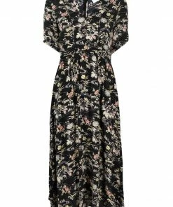 Ba&sh Clothing 'Floe' Floral Midi Dress