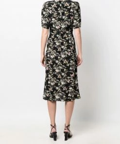 Ba&sh Clothing 'Floe' Floral Midi Dress