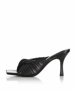 Alias Mae Black 'Flora' Woven Mules Shoes