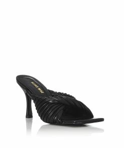 Alias Mae Black 'Flora' Woven Mules Shoes