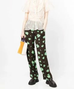 Stella Nova 'Florra' Sheer Ruffle Blouse Clothing