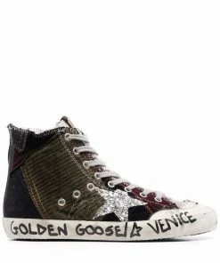 Golden Goose ‘Francy Penstar’ Patchwork High Top Sneakers Shoes