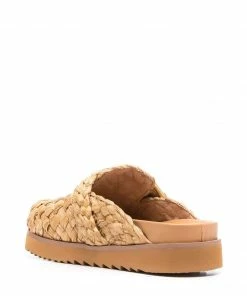 ASH 'Galeia' Raffia Loafers