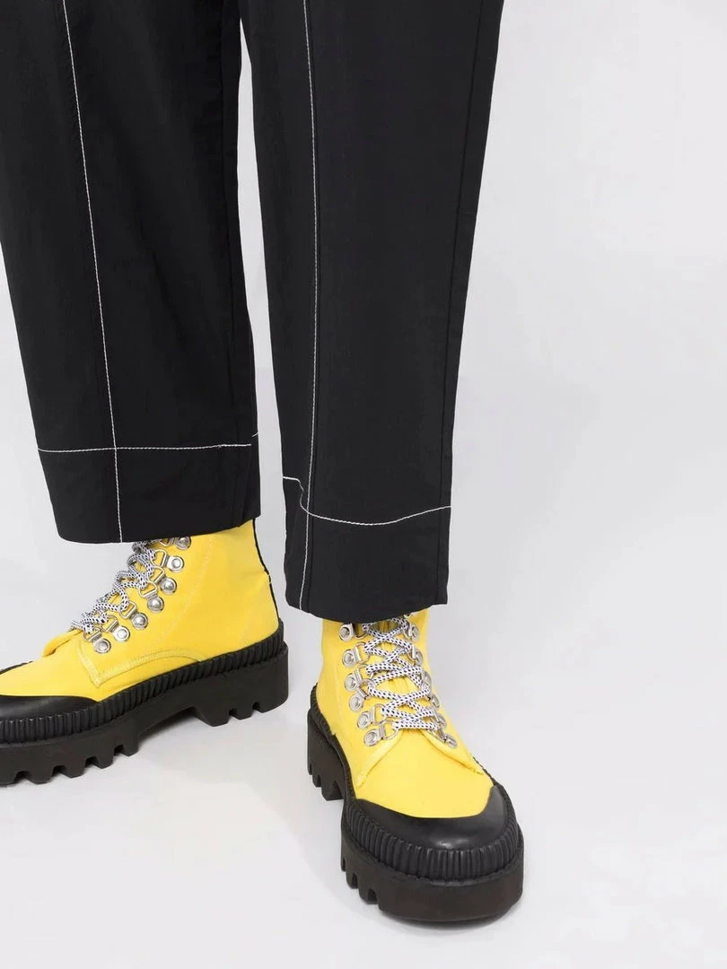 Ganni Black 'Cotton Crepe Trousers' 5 Ganni Black 'Cotton Crepe Trousers'