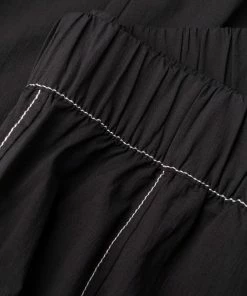 Ganni Black 'Cotton Crepe Trousers' 16 Ganni Black 'Cotton Crepe Trousers'