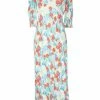 Rixo London 'Gemma' Collage Floral Midi Dress