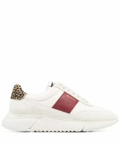 Axel Arigato 'Genesis Vintage Red Leopard Detail Trainers'
