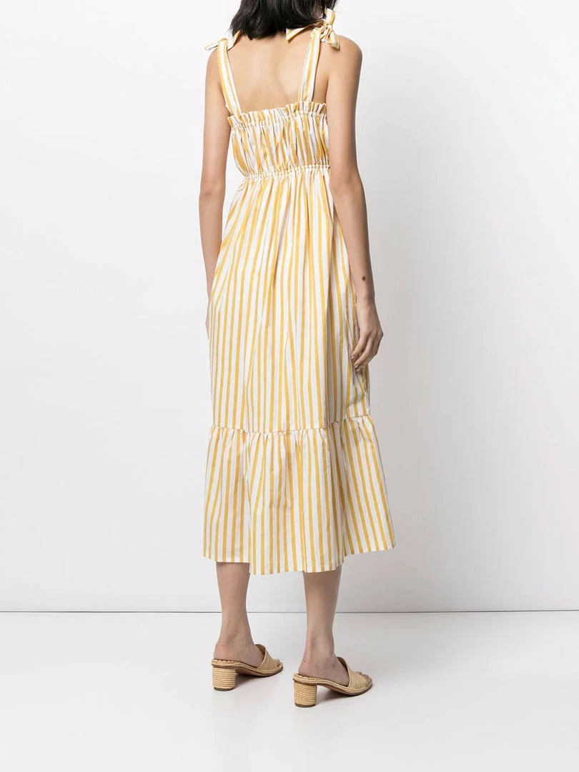 Faithfull The Brand 'Gia' Stripe Midi Dress Clothing 6 Faithfull The Brand 'Gia' Stripe Midi Dress Clothing