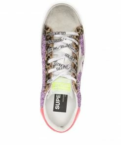 Golden Goose 'Superstar' Purple Glitter Trainers 9 Golden Goose 'Superstar' Purple Glitter Trainers