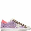 Golden Goose 'Superstar' Purple Glitter Trainers