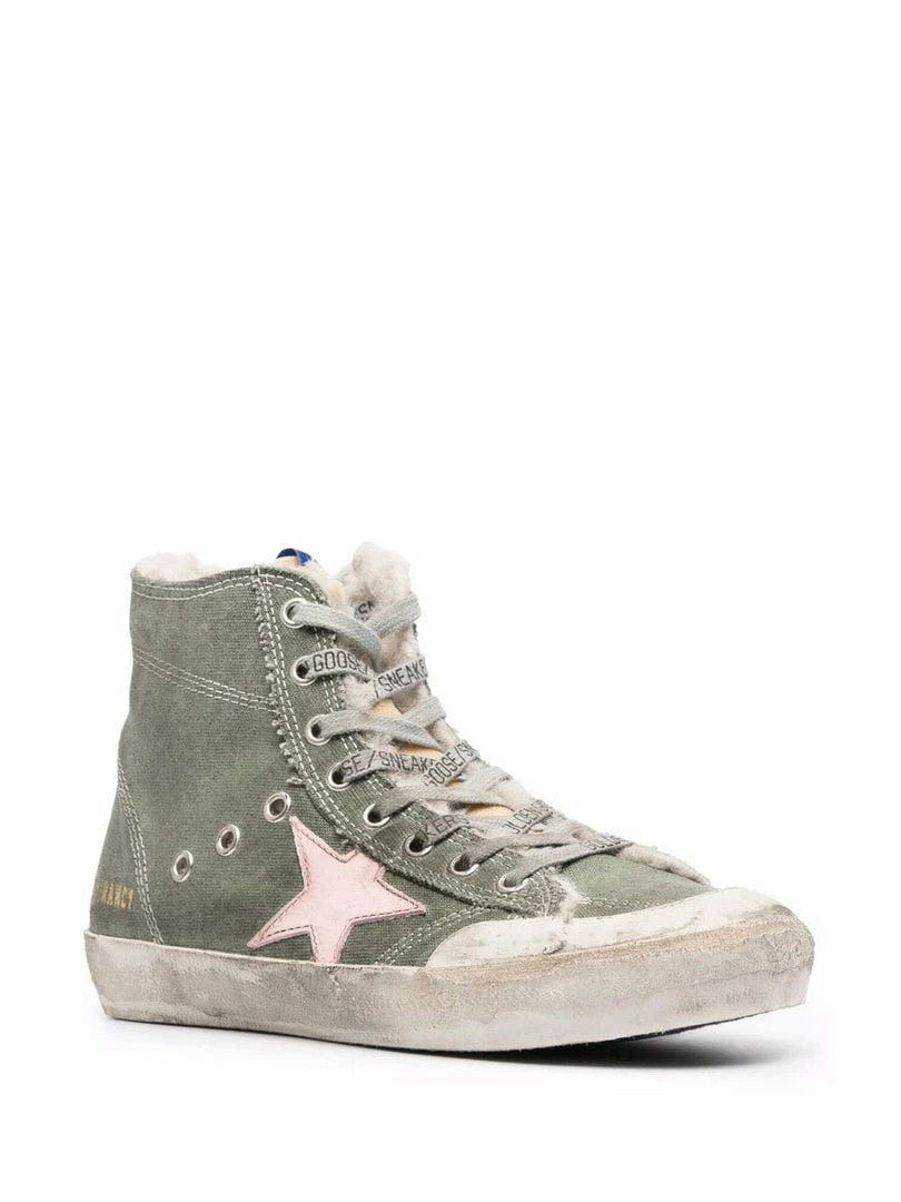 Golden Goose Military Green 'Francy' Penstar Sneakers 4 Golden Goose Military Green 'Francy' Penstar Sneakers