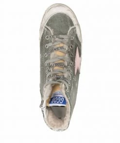 Golden Goose Military Green 'Francy' Penstar Sneakers 9 Golden Goose Military Green 'Francy' Penstar Sneakers