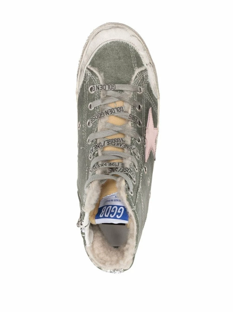 Golden Goose Military Green 'Francy' Penstar Sneakers 6 Golden Goose Military Green 'Francy' Penstar Sneakers