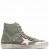 Golden Goose Military Green 'Francy' Penstar Sneakers