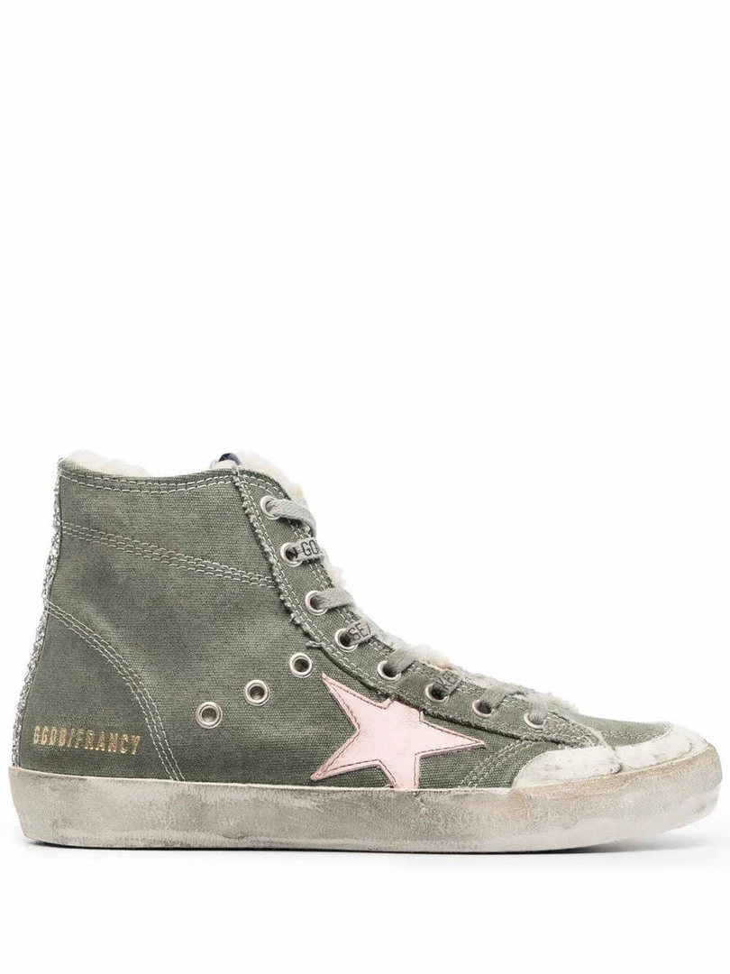 Golden Goose Military Green 'Francy' Penstar Sneakers 3 Golden Goose Military Green 'Francy' Penstar Sneakers