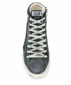 Golden Goose ‘Black Studded High Top Sneakers’ Shoes