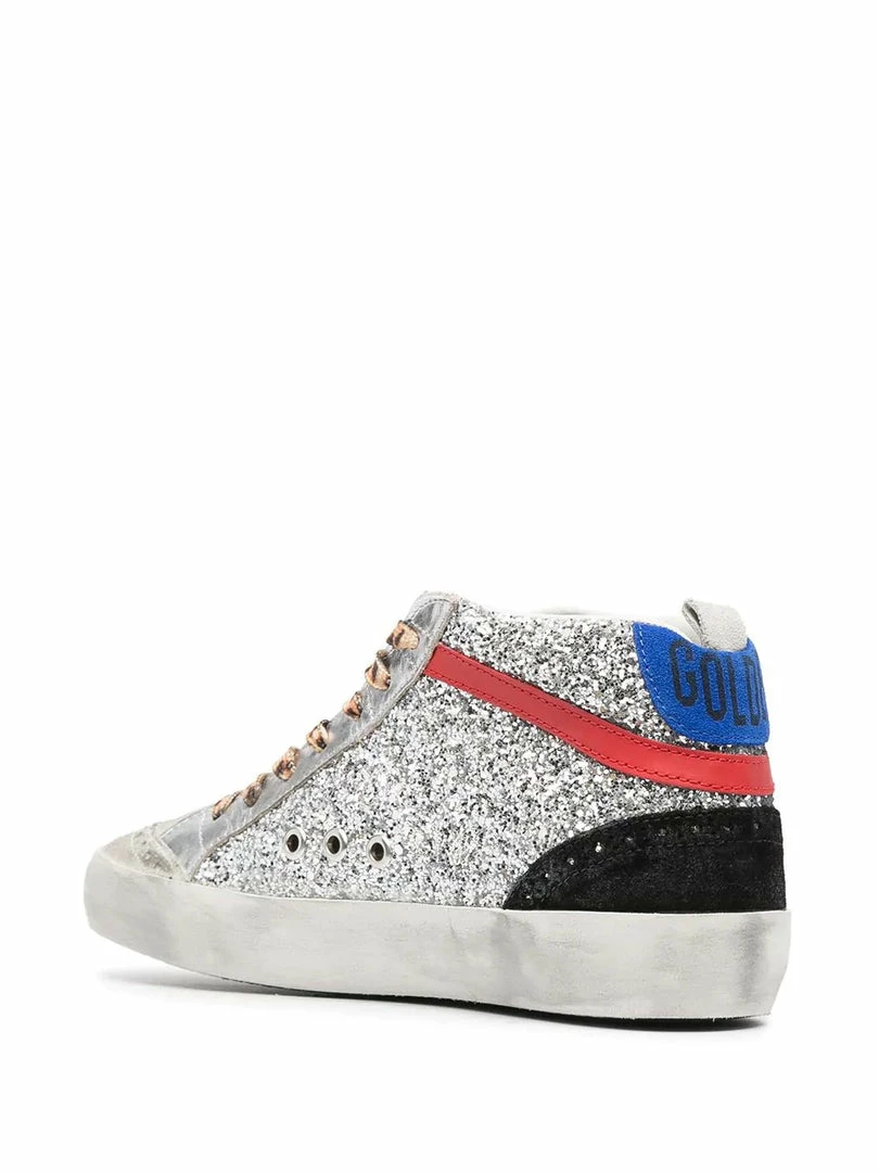 Golden Goose Shoes ‘Glitter Leopard Lace High Top Sneakers’ 5 Golden Goose Shoes ‘Glitter Leopard Lace High Top Sneakers’