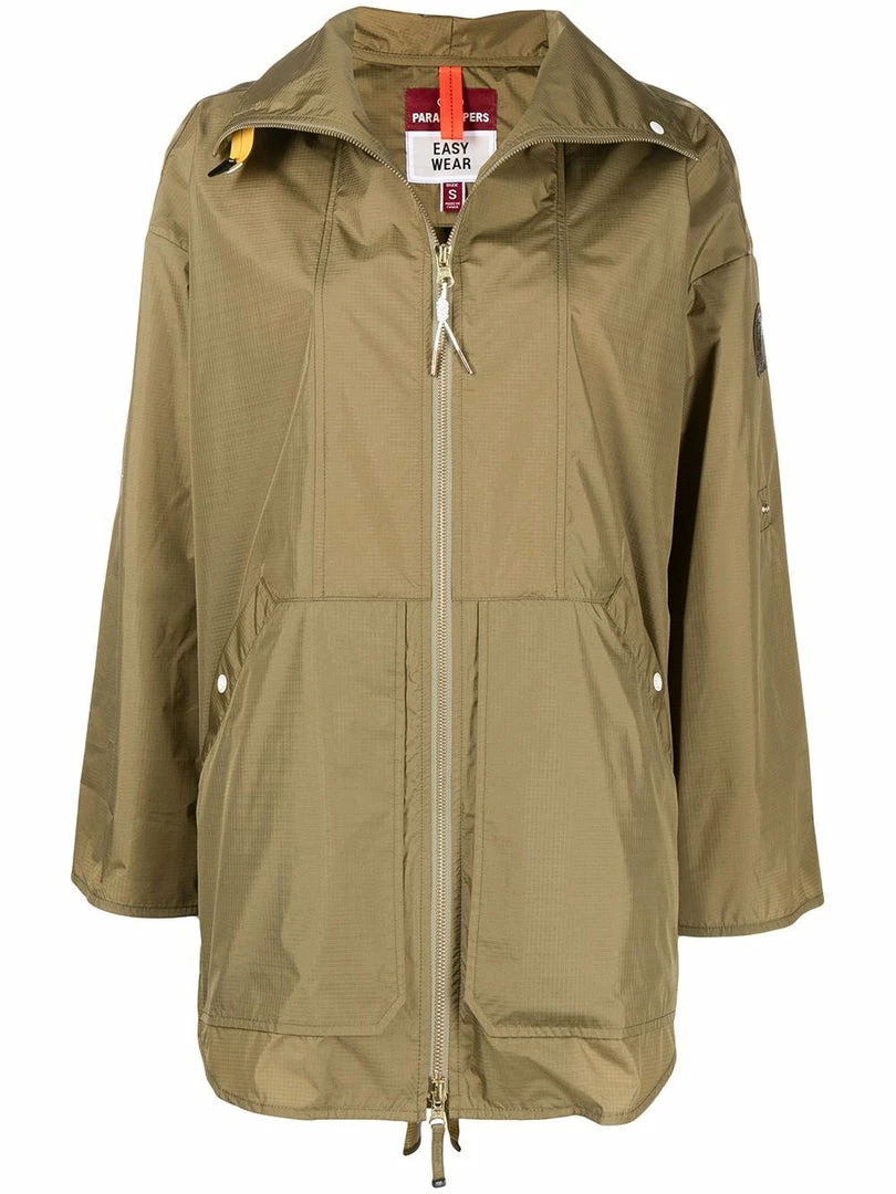 Parajumpers Green 'Hannah' Water Repellent Shacket Clothing 3 Parajumpers Green 'Hannah' Water Repellent Shacket Clothing